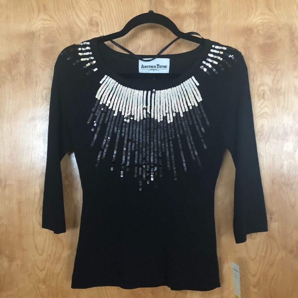 NWT Womens Black Shirt sz. M